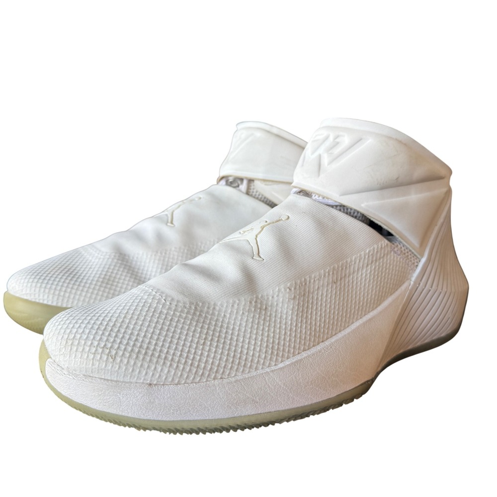 Jordan Why Not Zer0.1 Mens Size 11 White Basketball Shoes AA2510-100 High Top